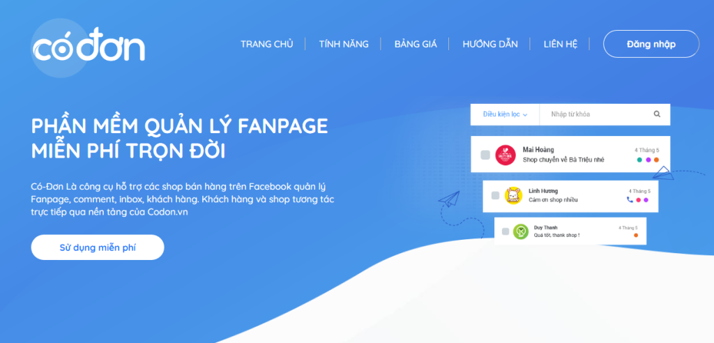 phần mềm kinh doanh facebook